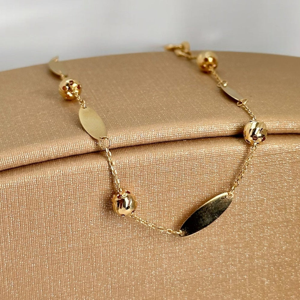 BALLS BRACELET DIAMOND CUT