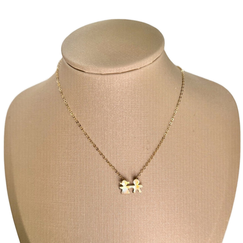 Boy and Girl Necklace