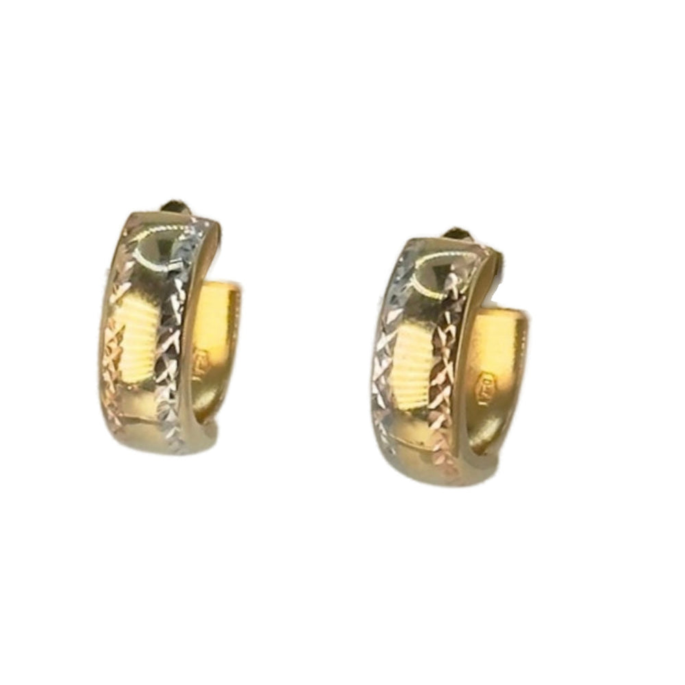 DIAMOND CUT EARRING