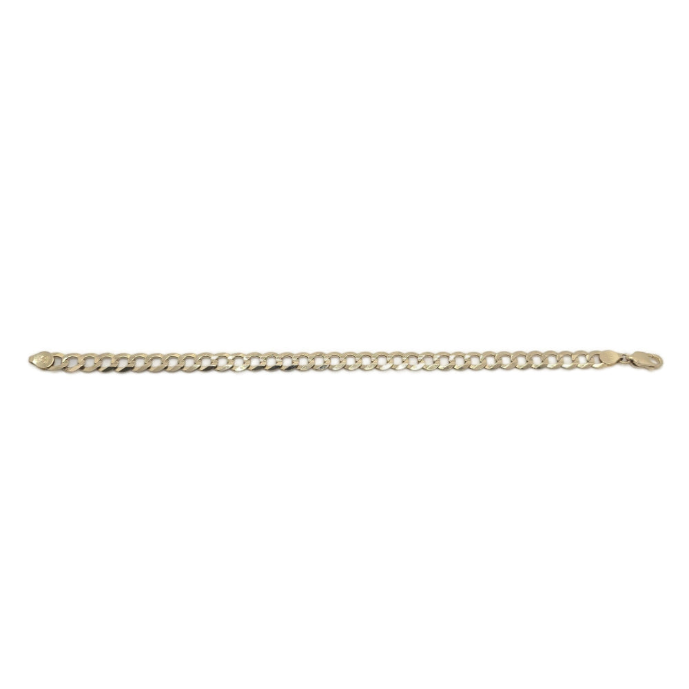 Flat Link Gold Bracelet