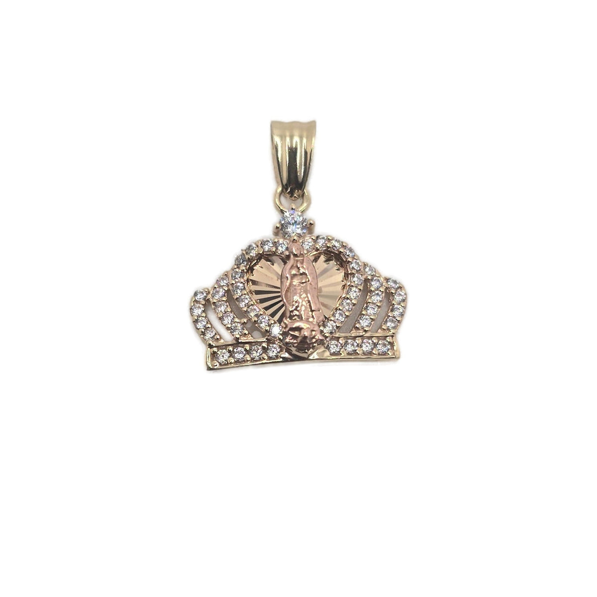 Colgante de oro de la corona de la Virgen María