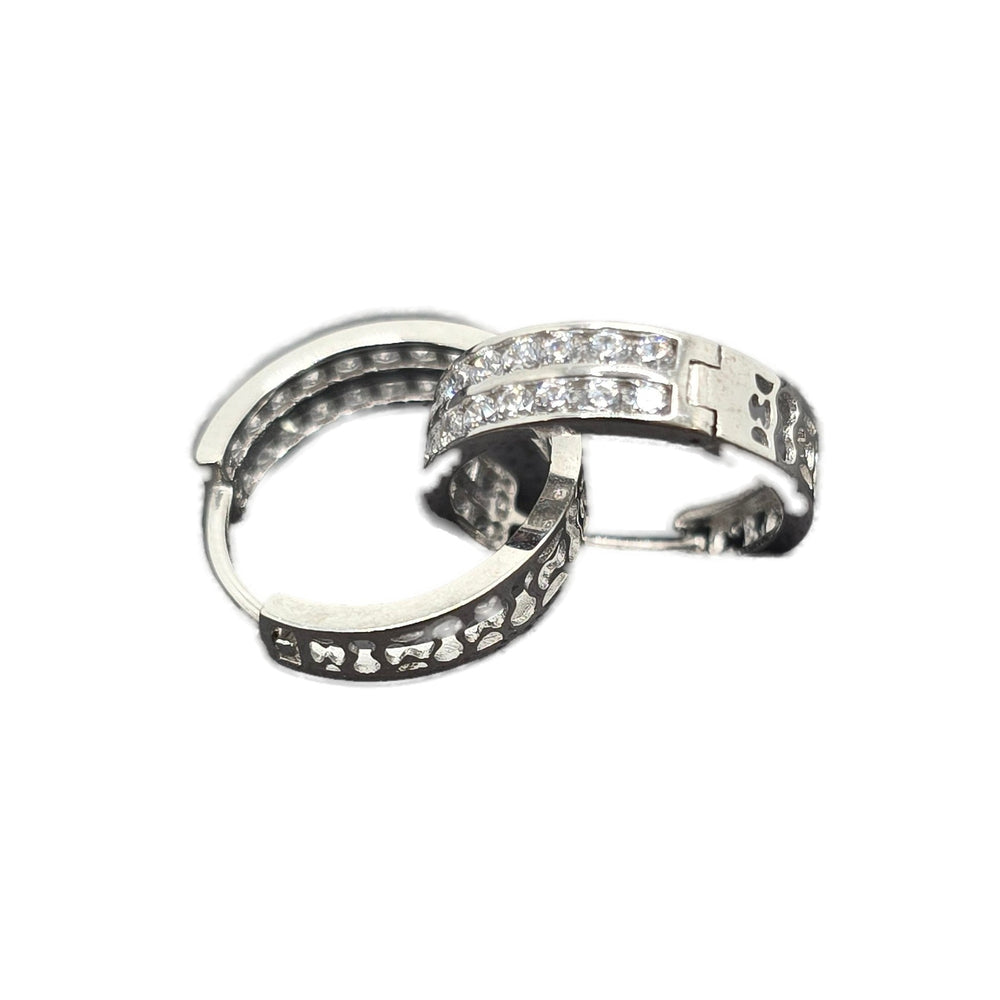 White Gold Earrings