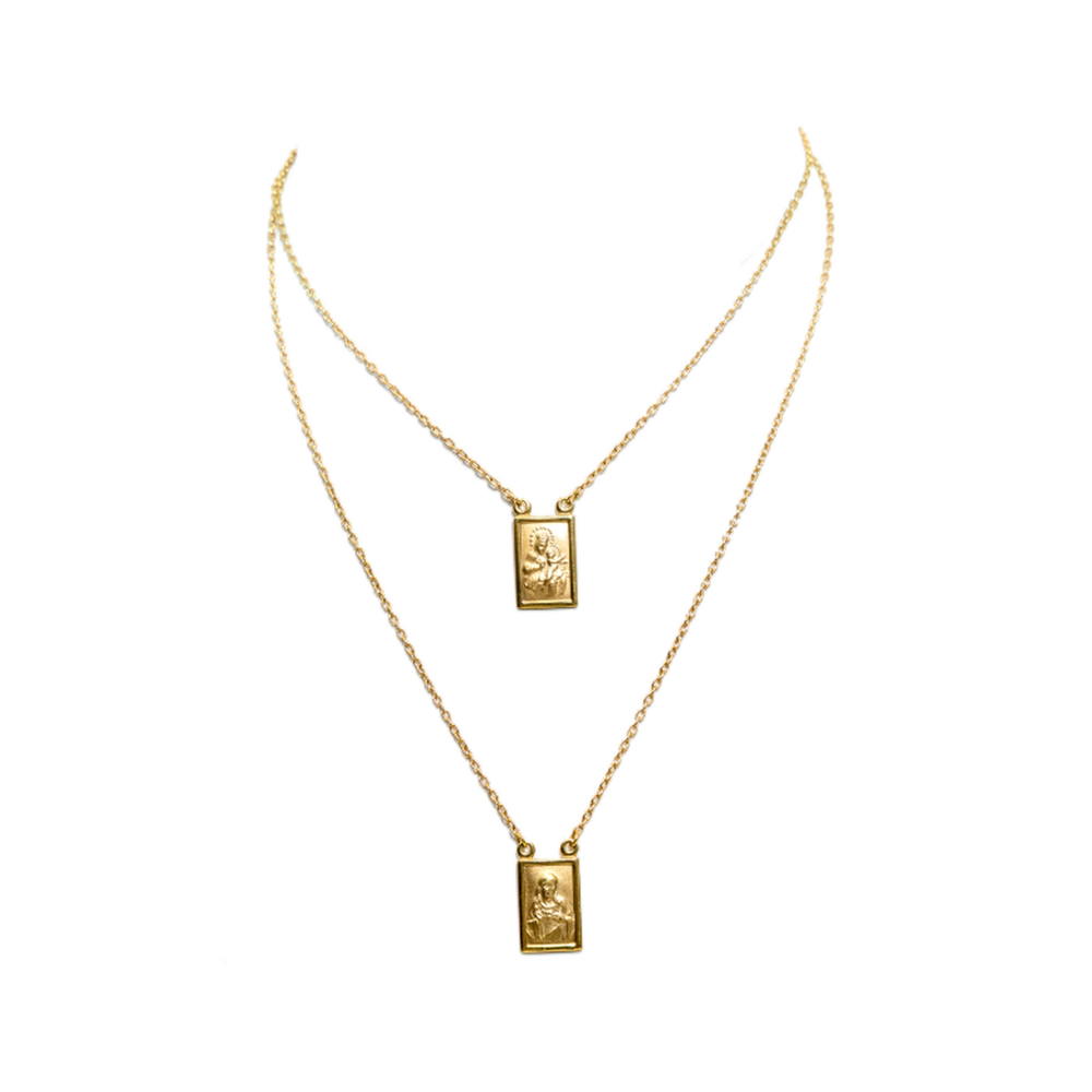 Cadena con doble dije Heritage