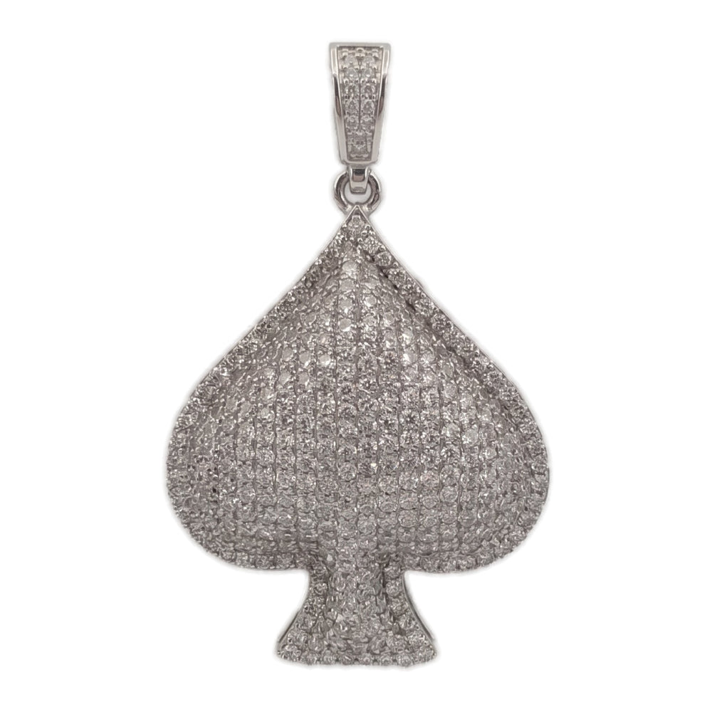 Silver Spade Pendant