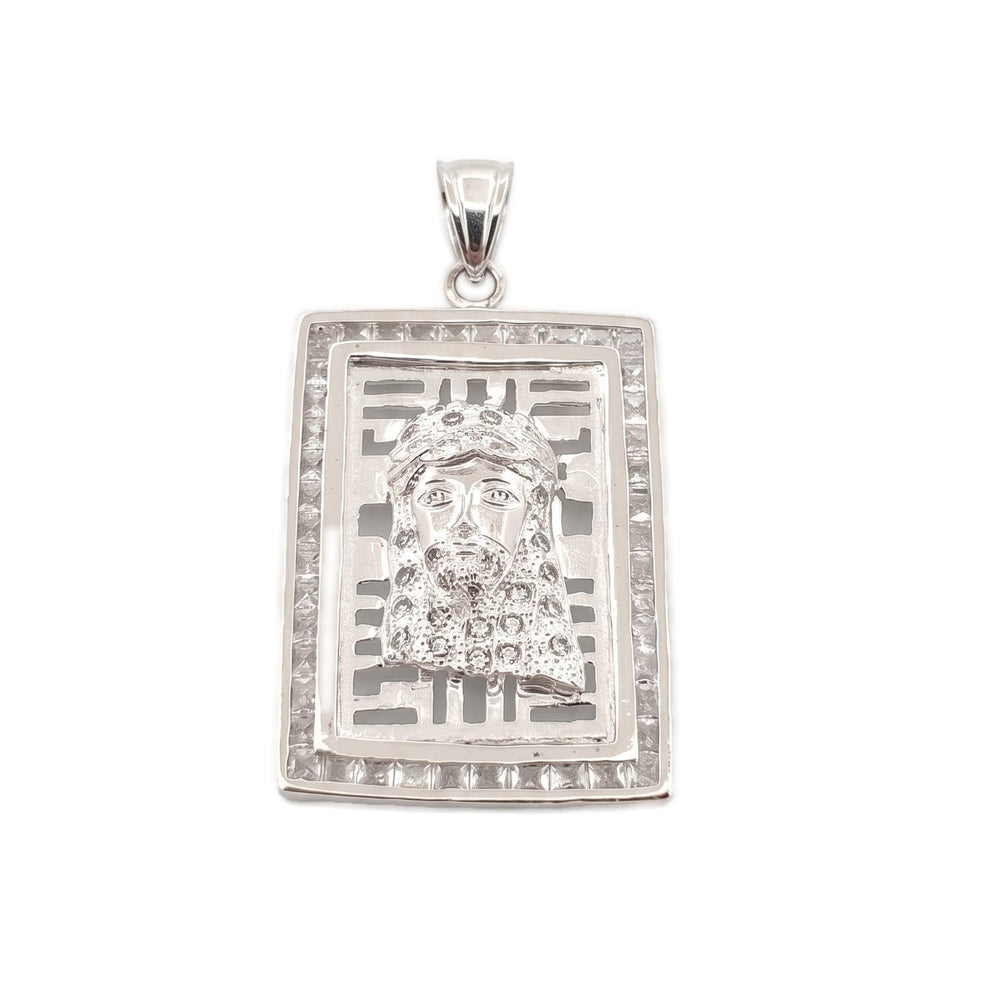 Silver Face of Christ Pendant