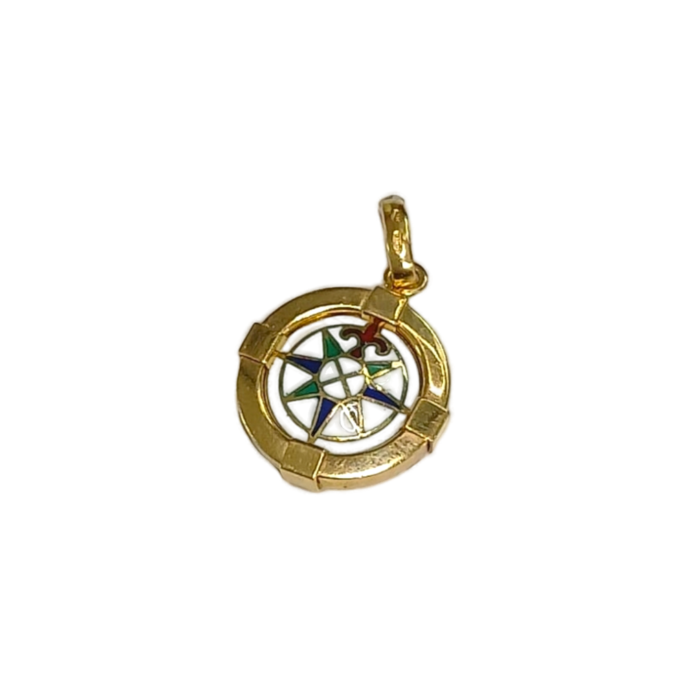 Wind Rose Charm