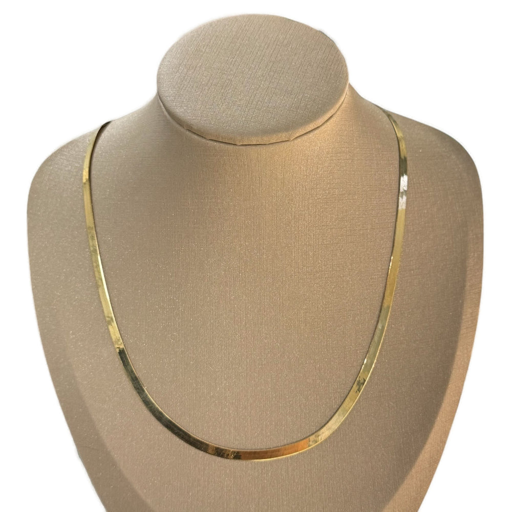 Flat Necklace 18k