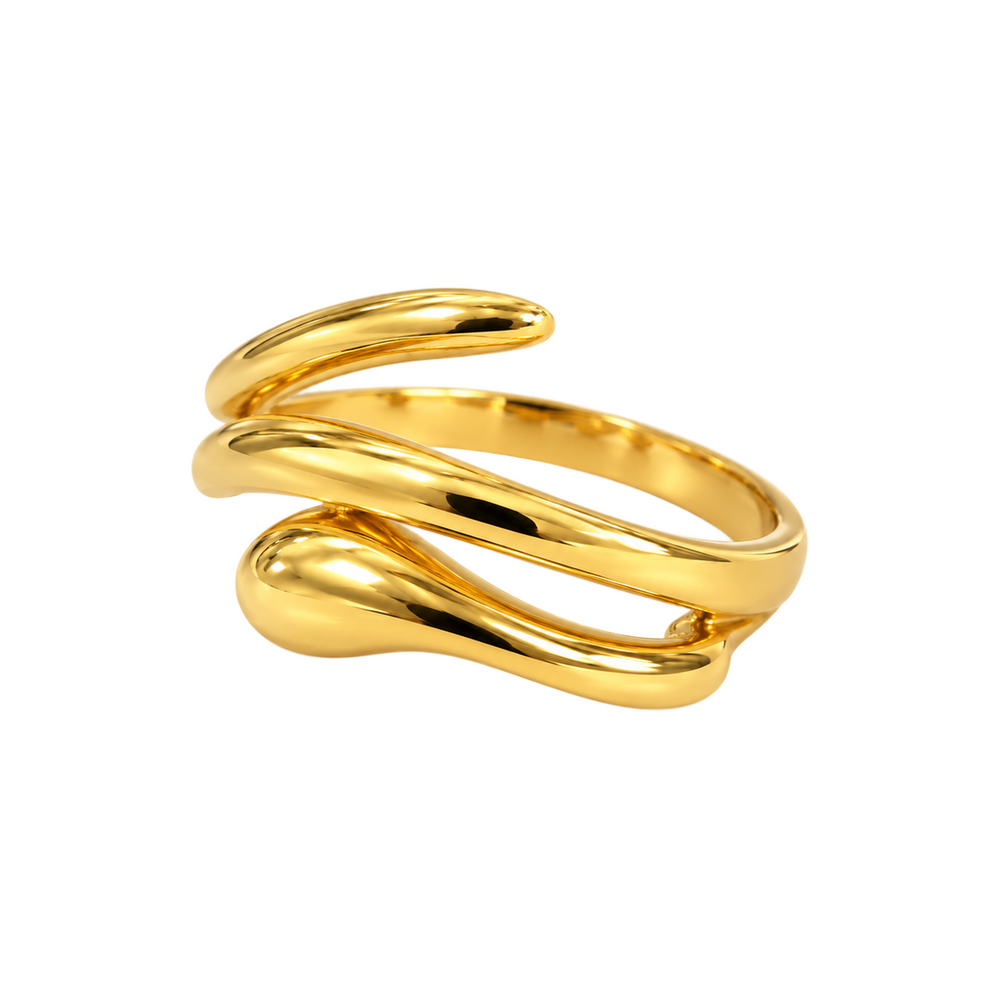 Anillo estilo fantasía 18K
