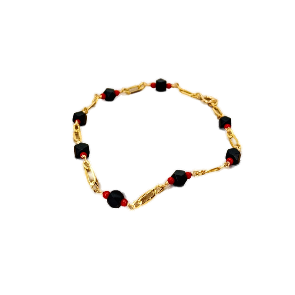 Large jet bracelet