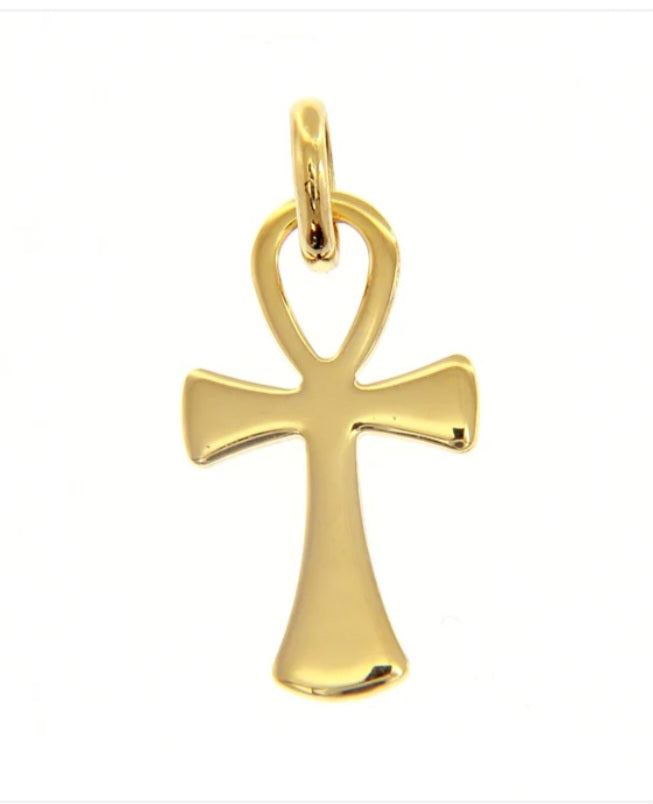 Cross Pendant Yes Oro