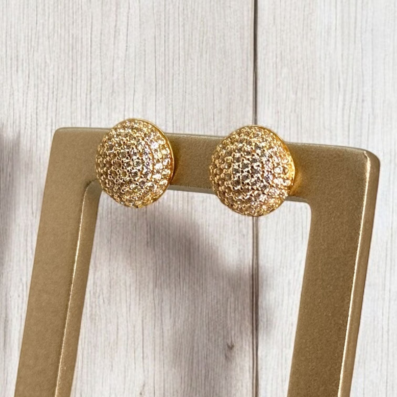 Golden Ball Earrings