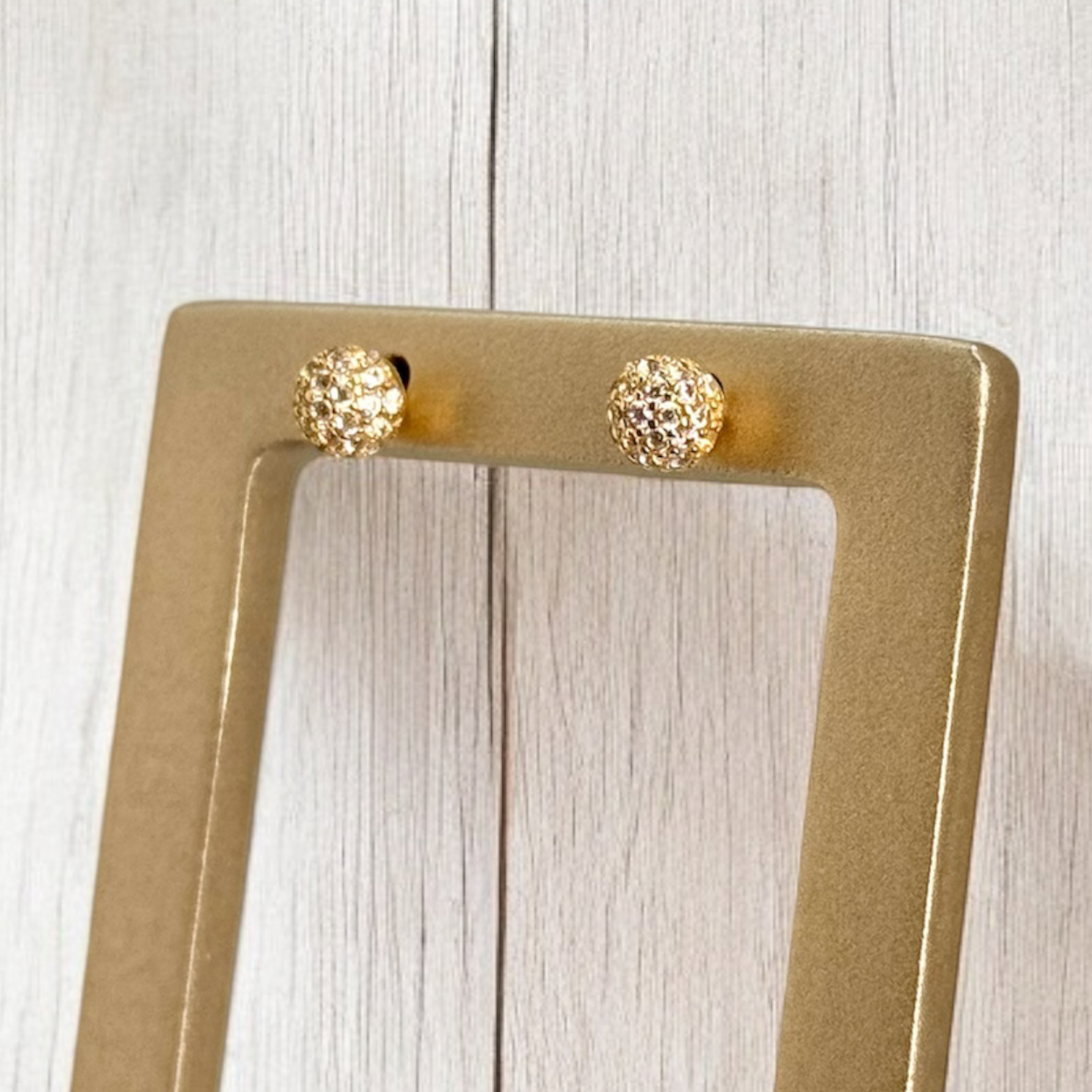 Mini Golden Ball Earring