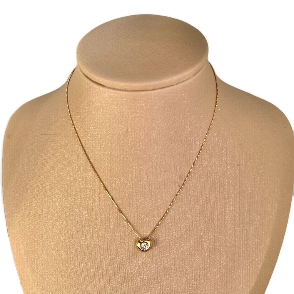 HEART ZIRCH NECKLACE 00060