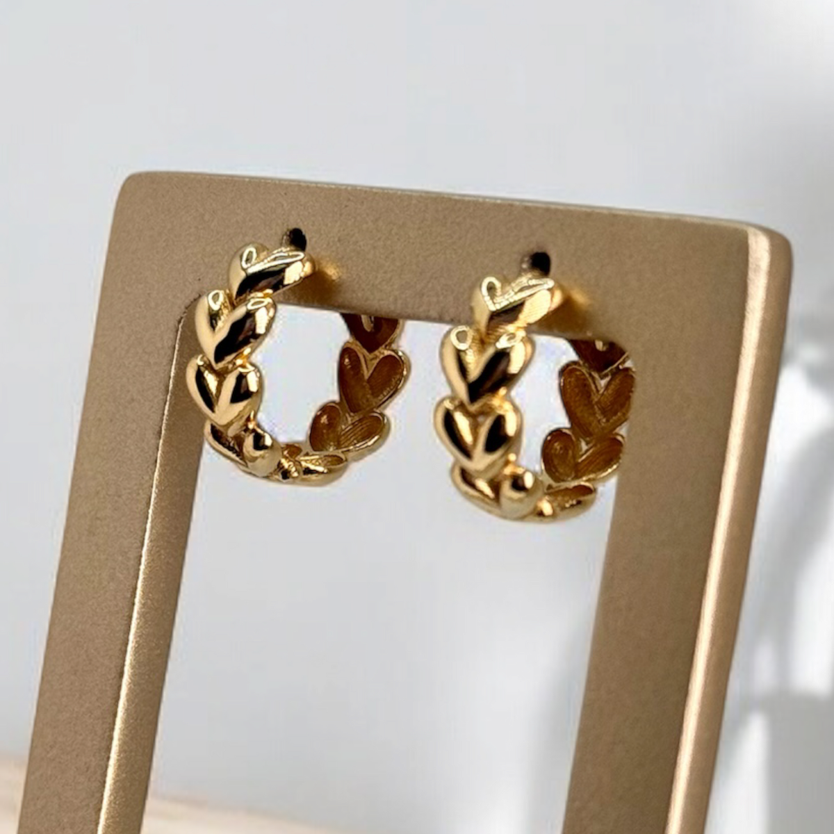 Aros de corazón