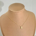 Initial A Necklace