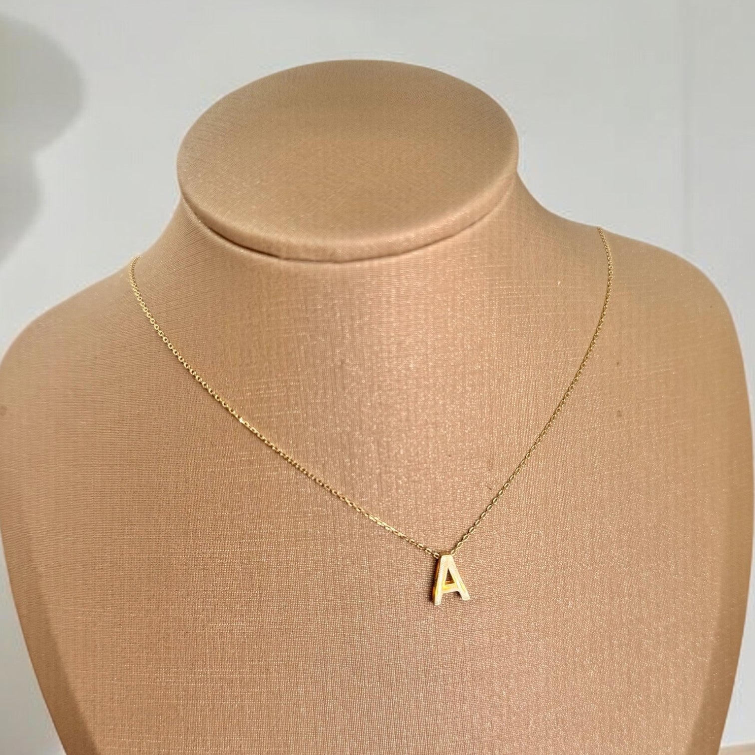 Initial A Necklace