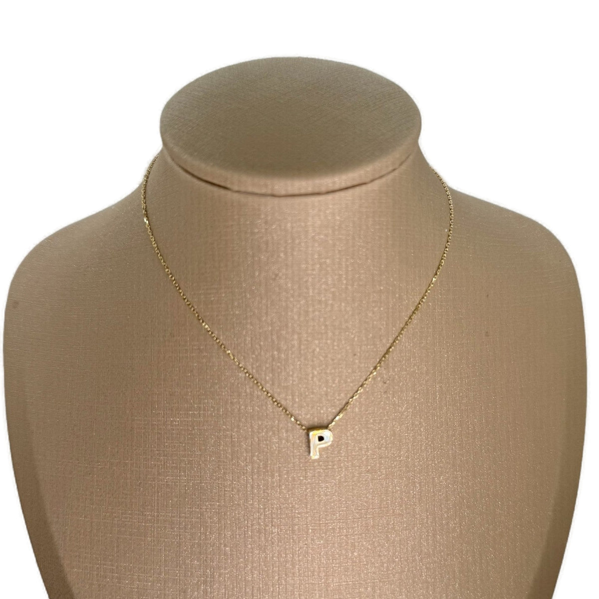 Initial P Necklace