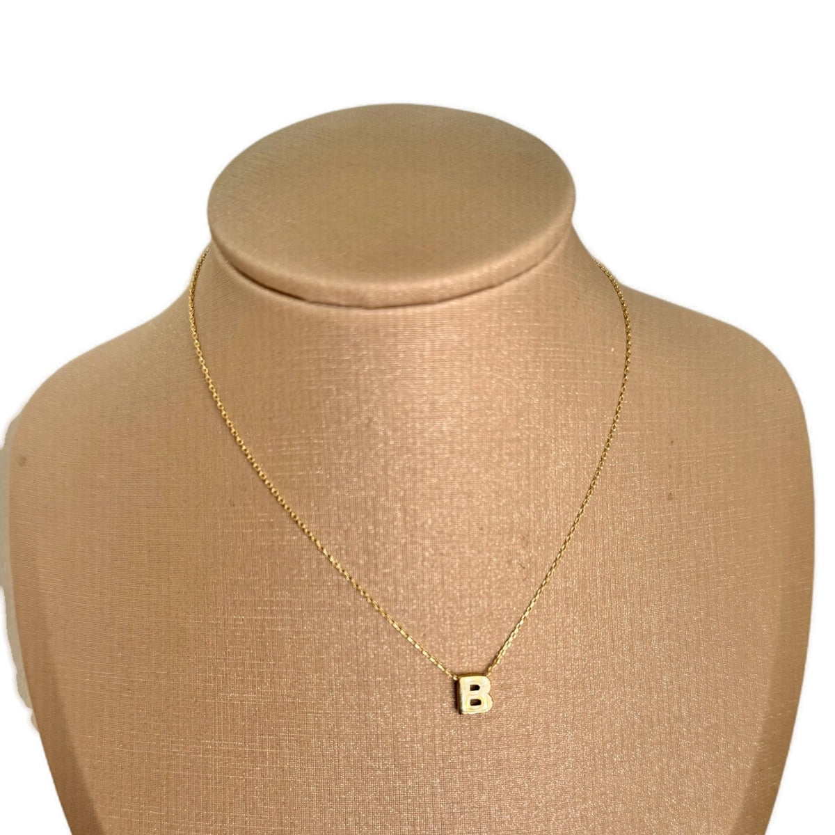 Initial B Necklace
