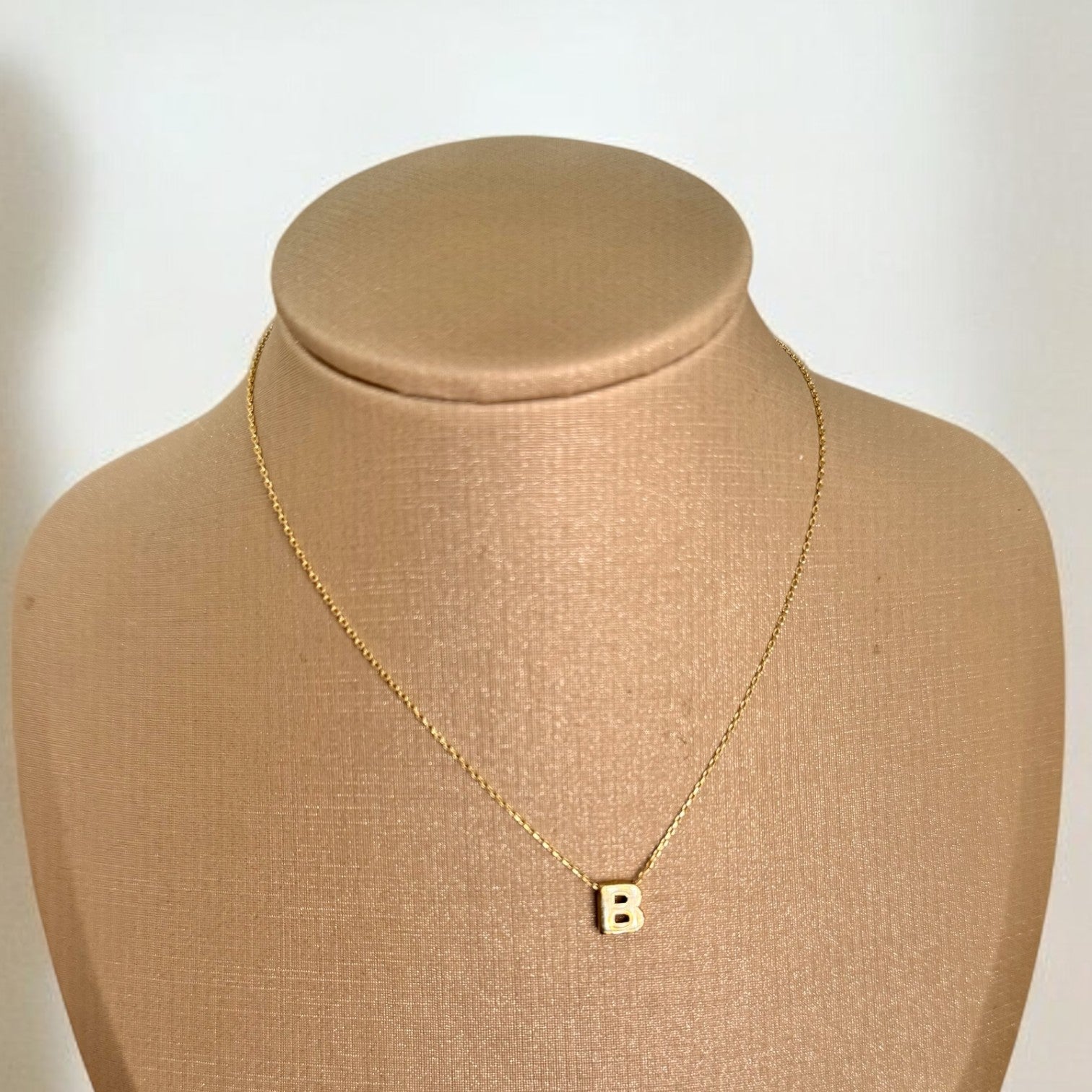 Initial B Necklace