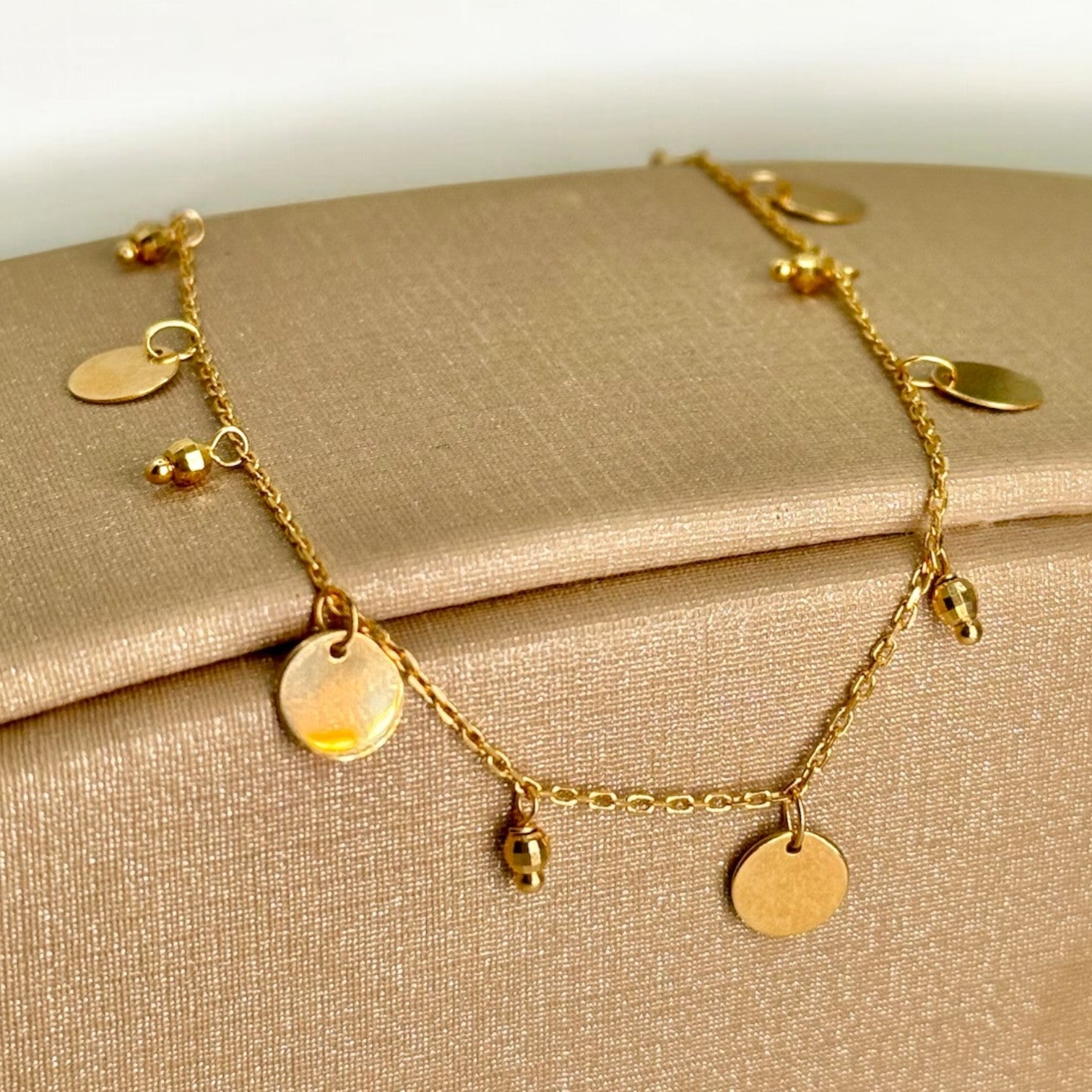 Gold Coin Bracelet