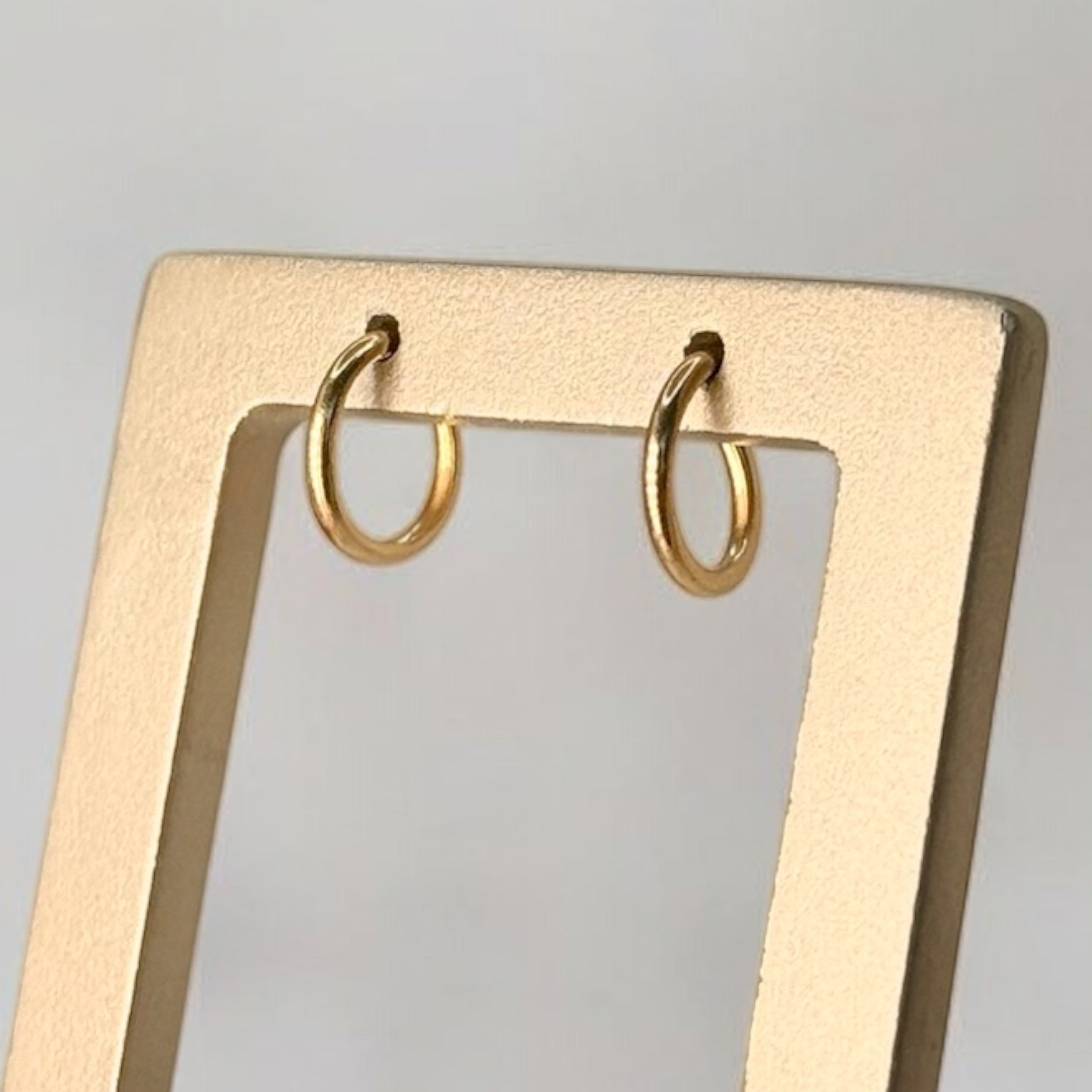 Mini Gold Hoops Earrings