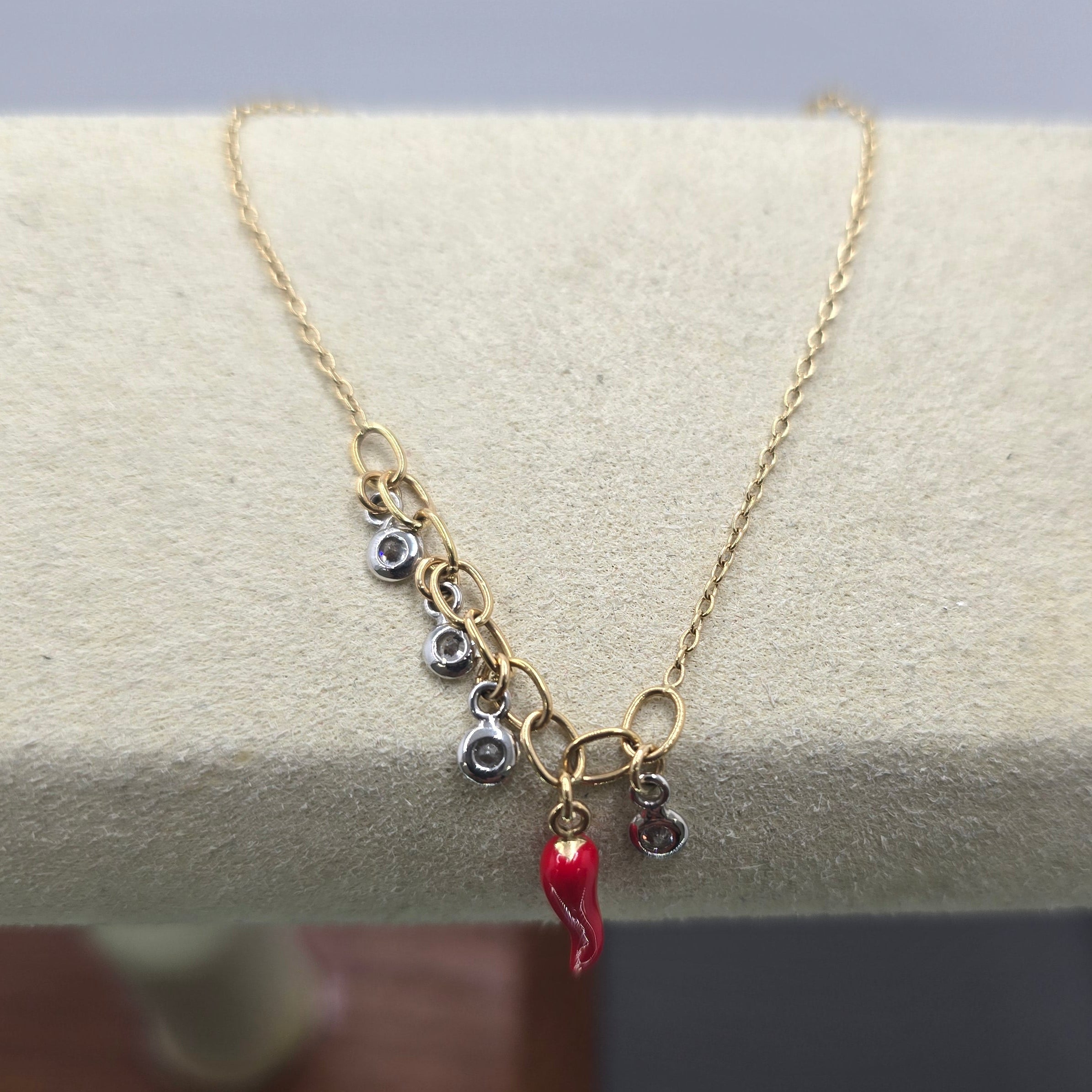 Italian horn bracelet