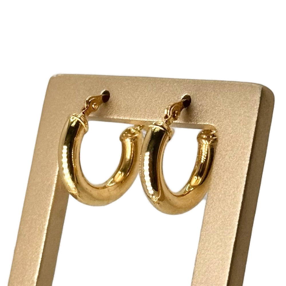 Pendientes de aro de oro