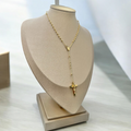 ROSARY NECKLACE 18KT