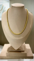 14K Gold Beaded Necklace