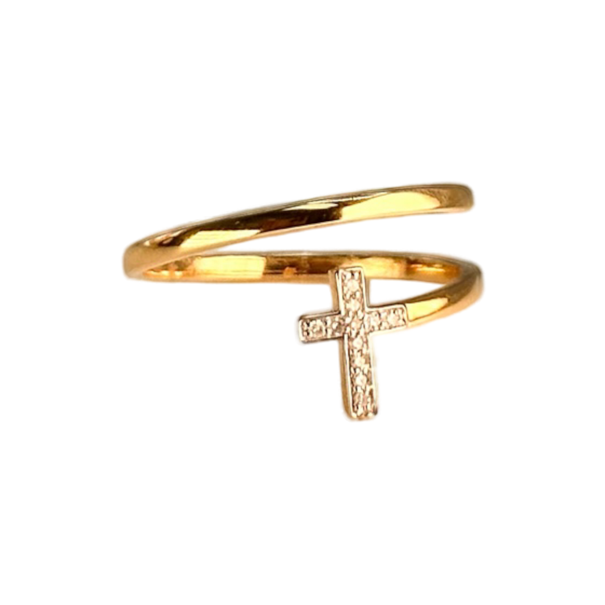CROSS ZIRC RING