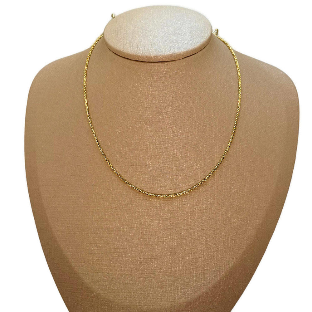 18k gold necklace