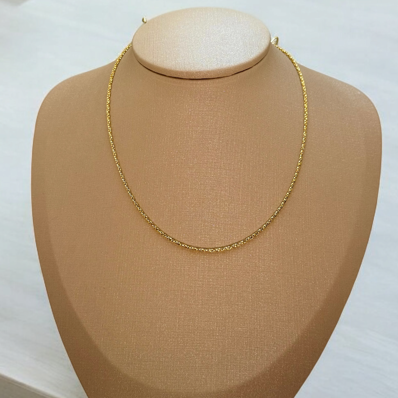 18k gold necklace