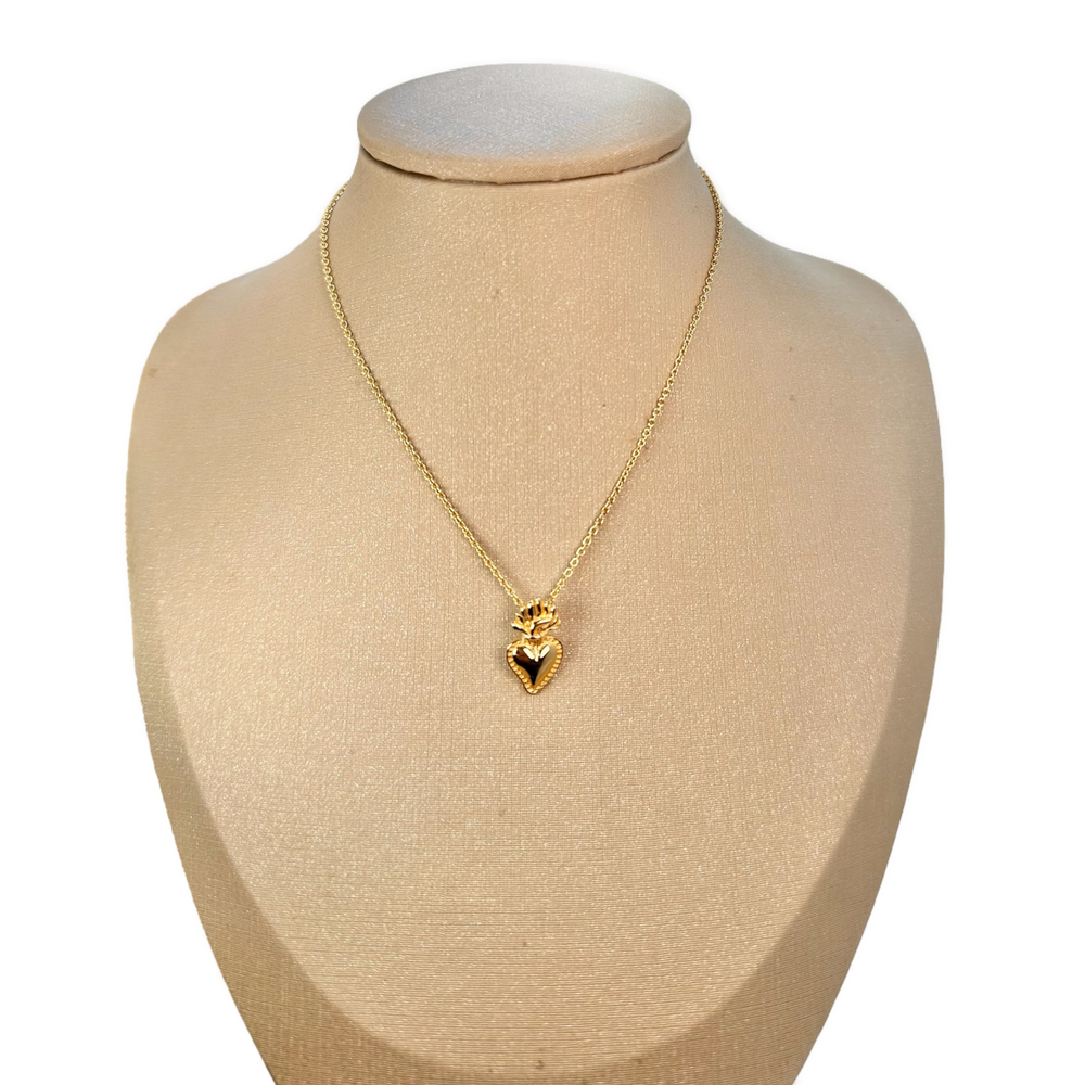 FIRE HEART NECKLACE