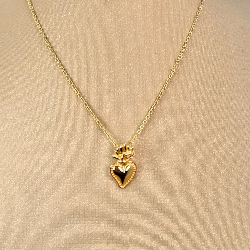 FIRE HEART NECKLACE