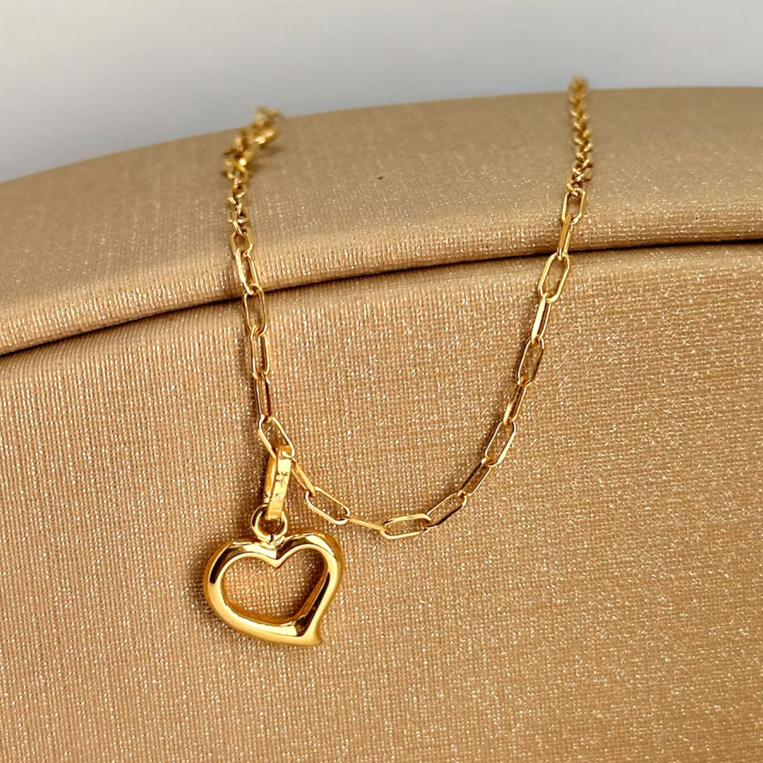 Gold Heart Anklet