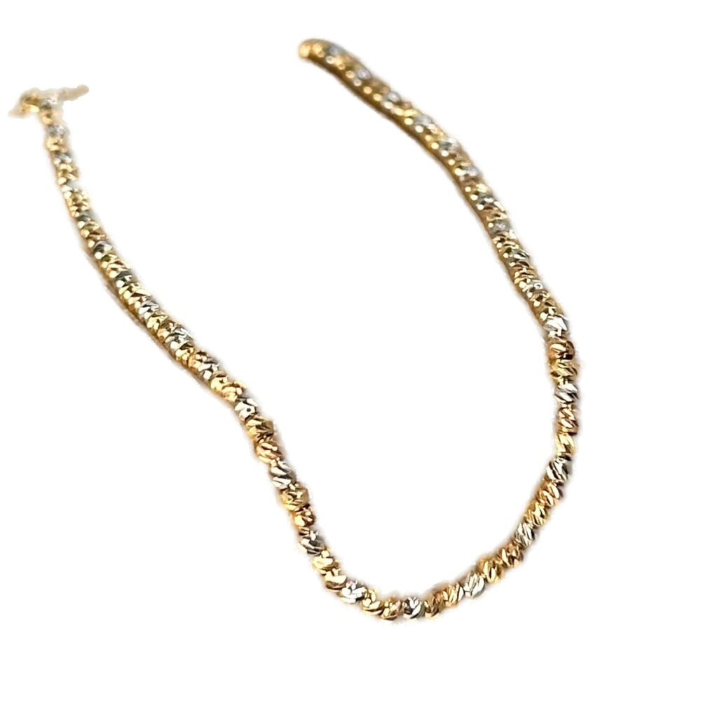 DIAMOND CUT BALL BRACELET