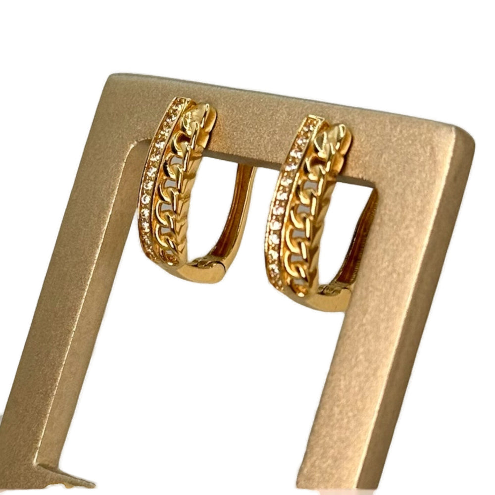 Gold Huggie Earrings