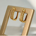 Pendientes Huggie de oro