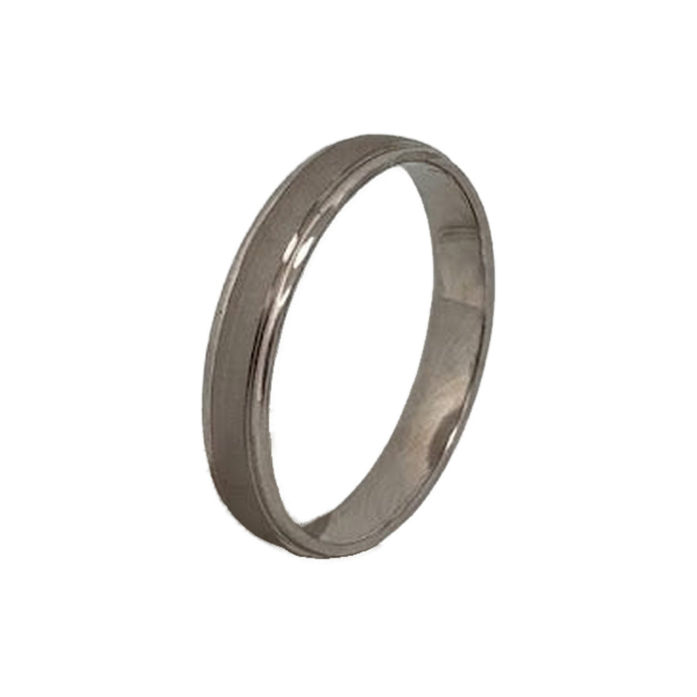 Anillo de oro blanco talla 11