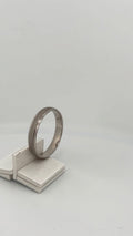 Anillo de oro blanco talla 11