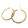 18k Gold Hoops