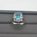 Blue Shiny Ring