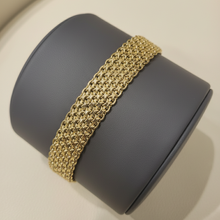 Woven Gold Bracelet