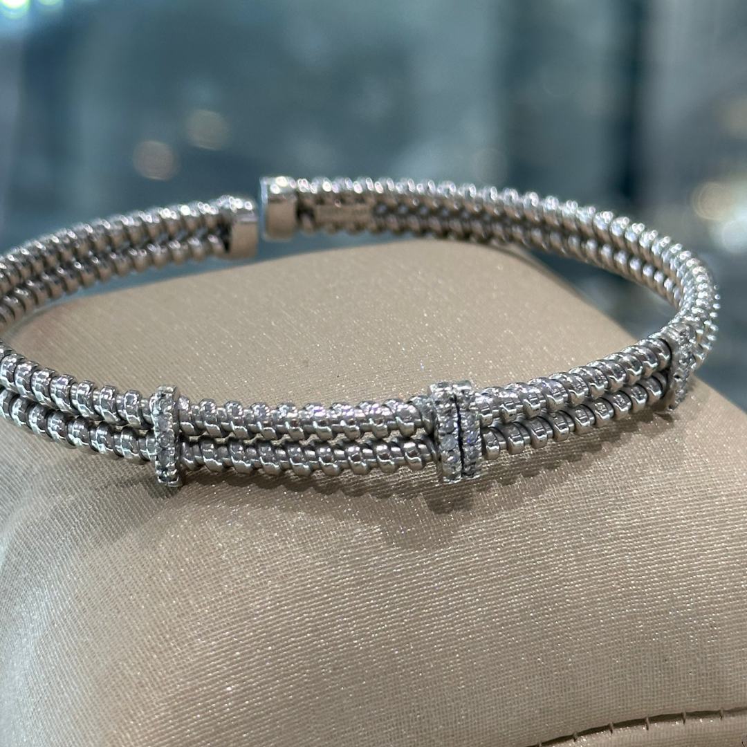 White gold bracelet