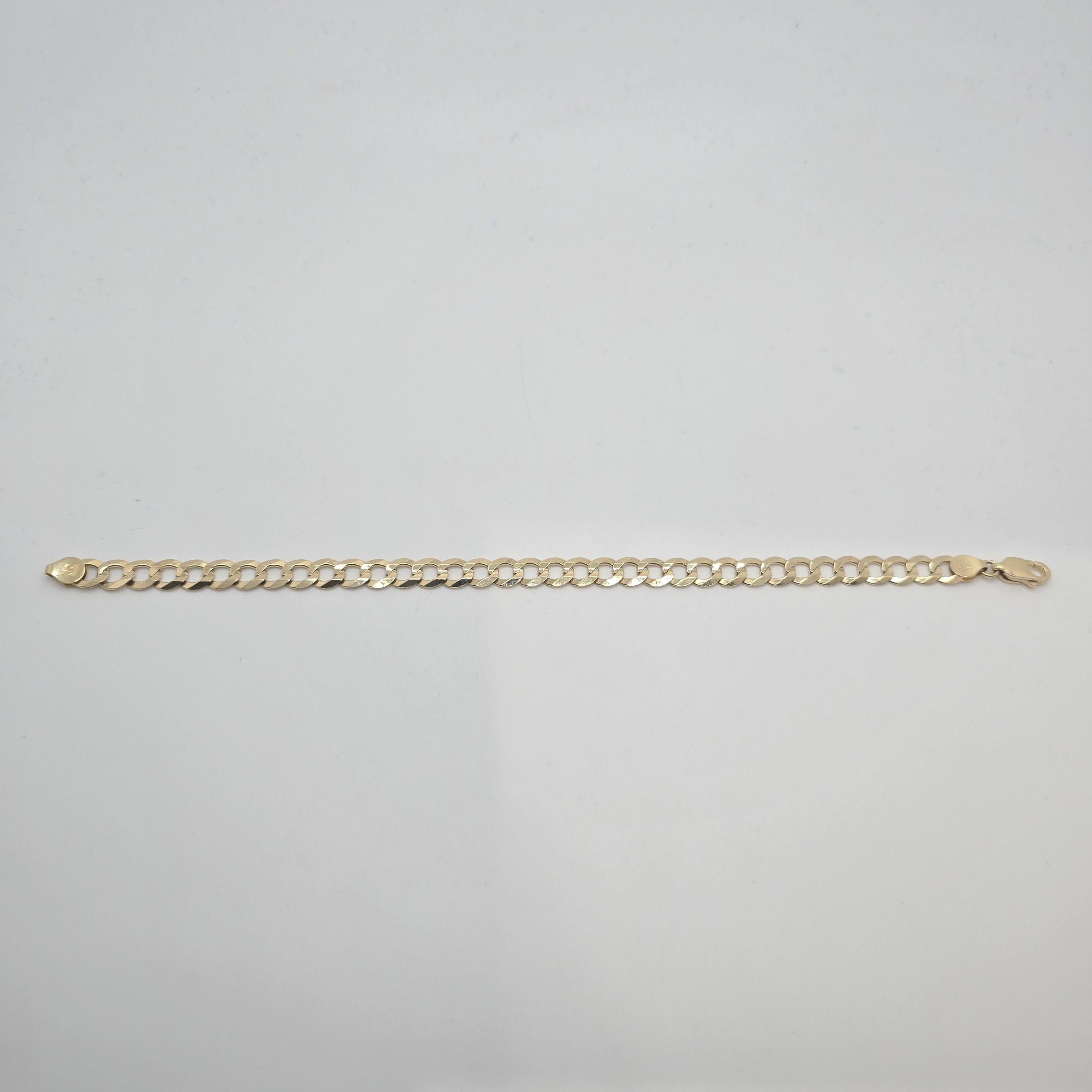 Flat Link Gold Bracelet
