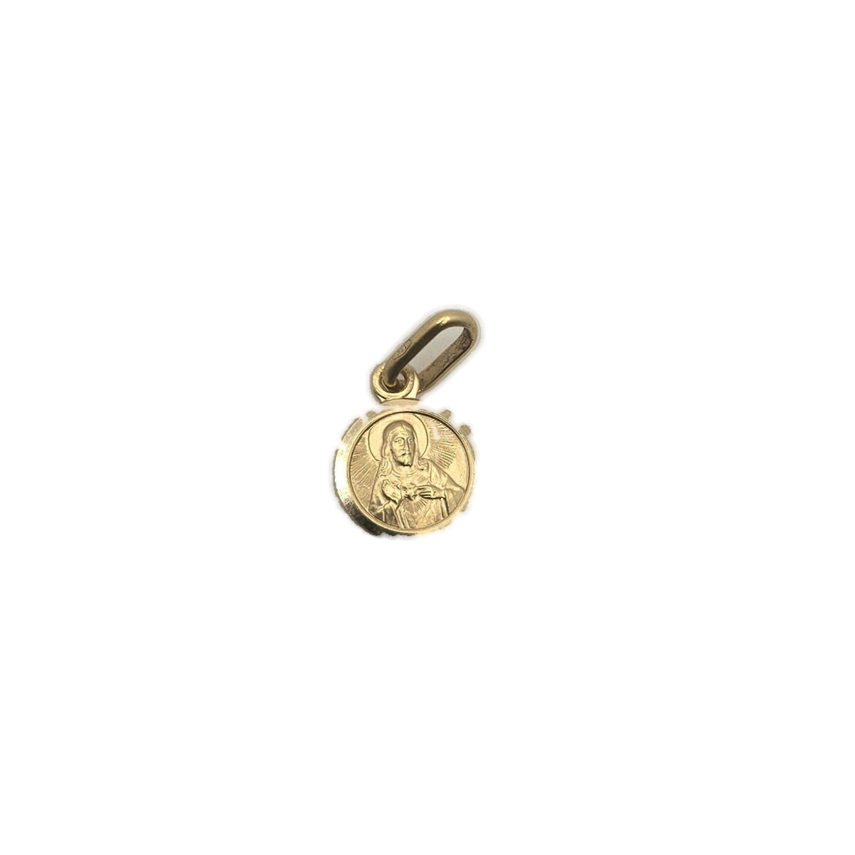 Colgante de oro del Sagrado Corazón