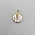 Gold Pendant of the Virgin Mary