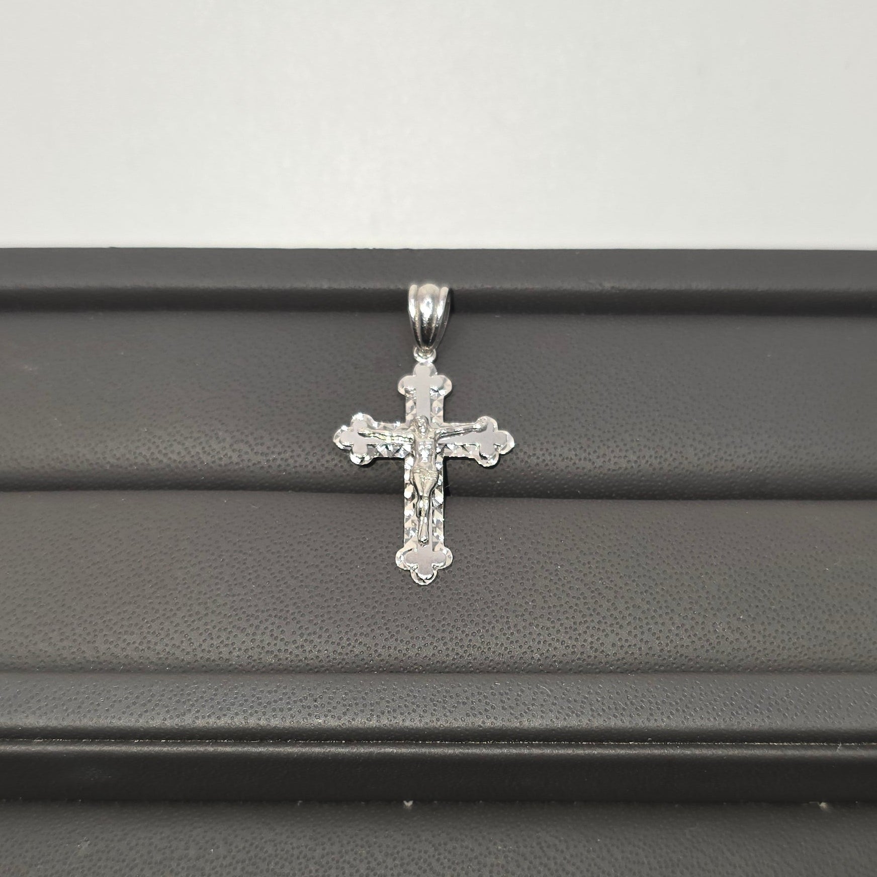 White Gold Cross Pendant