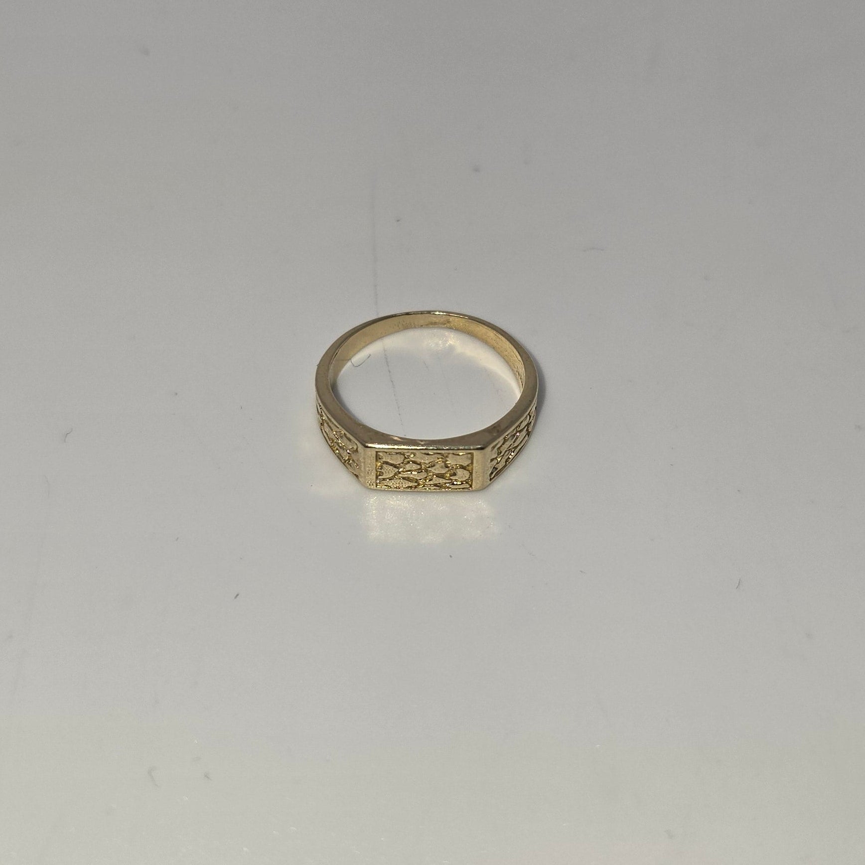 Rectangular Gold Ring