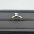 Anillo de promesa de plata